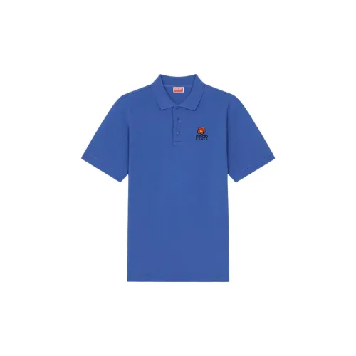 KENZO Polo Shirts Men Blue