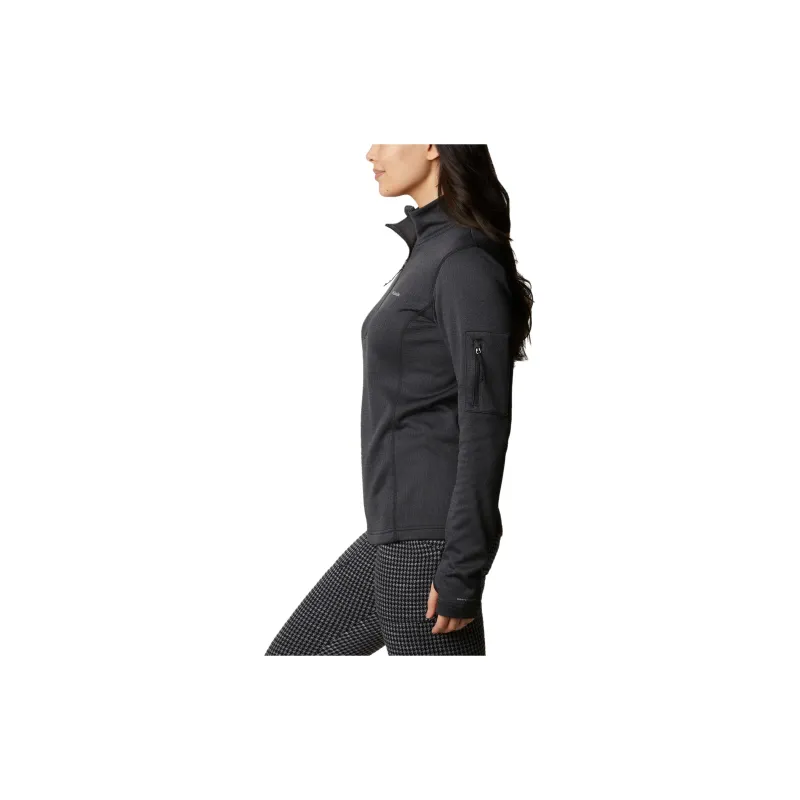 Columbia Park View™ Half Zip Fleece Sweatshirt Women's Black-2