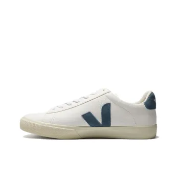 VEJA Campo Chromefree Lace Up Sneakers 'White Blue'