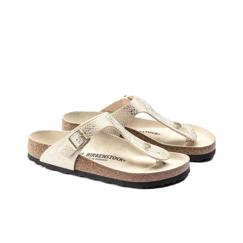 Birkenstock Slip-Resistant Flip Flops Women's Beige-2