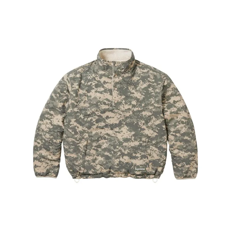 Supreme Polartec Shearling Reversible Pullover-23