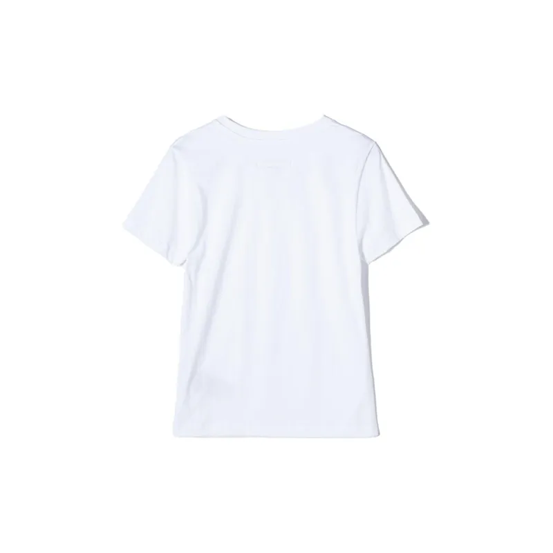 MM6 Maison Margiela Drop Shoulder Sleeve T Shirt Women's White-1