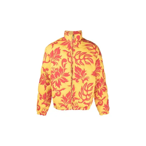 ERL Quilted Floral-print Jacket