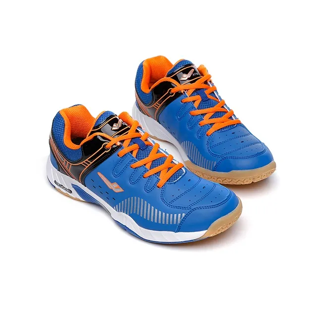 XPD Badminton Shoes Unisex Low Top Neon Green/Royal Blue-12