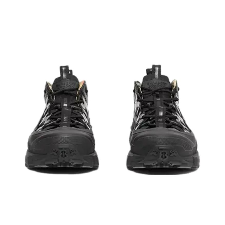 Burberry Arthur Low-Top Sports Casual Shoes Men's Black - POIZON Burberry Arthur Low-Top Sports Casual Shoes Men's Black - POIZON