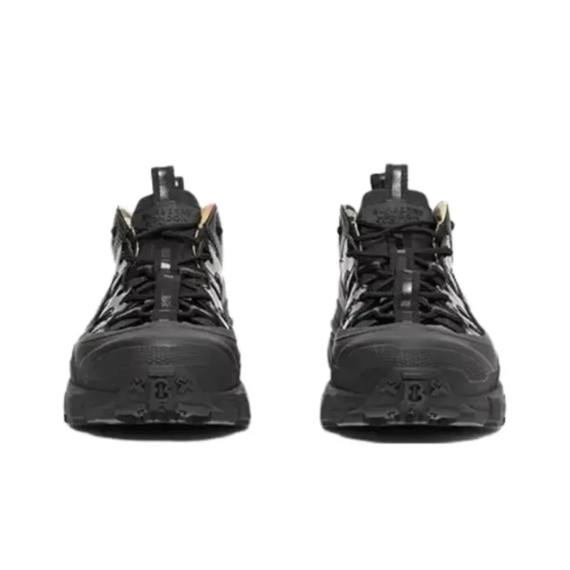 Burberry Arthur Low Top Sports Casual Shoes Men's Black-2