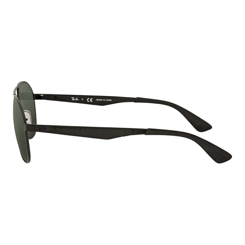 RayBan Metal Aviator Sunglasses Unisex Black-2