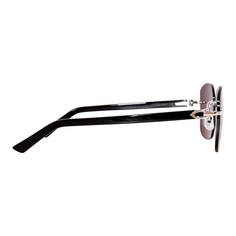CARTIER Eyewear C Décor Rimless Rectangular-frame Sunglasses-2
