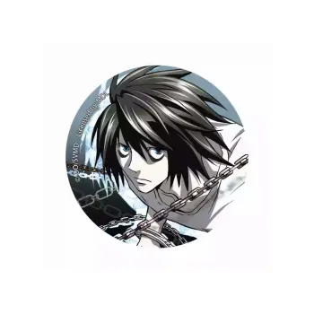 Xhdm Death Note Characters Black Mini Notebook Chain Lock Badges