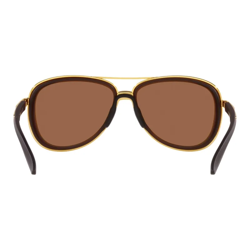 Oakley Plastic Metal Aviator Sunglasses Women's Brown-3