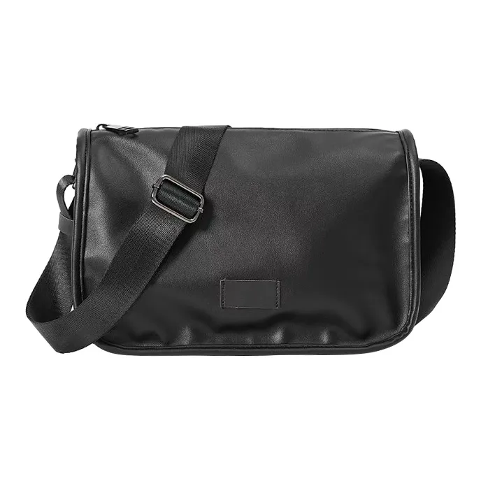 ALNI BITTON PU Crossbody Bag Regular Men's Black 1/Black 2/Black Check/Pattern Black-0