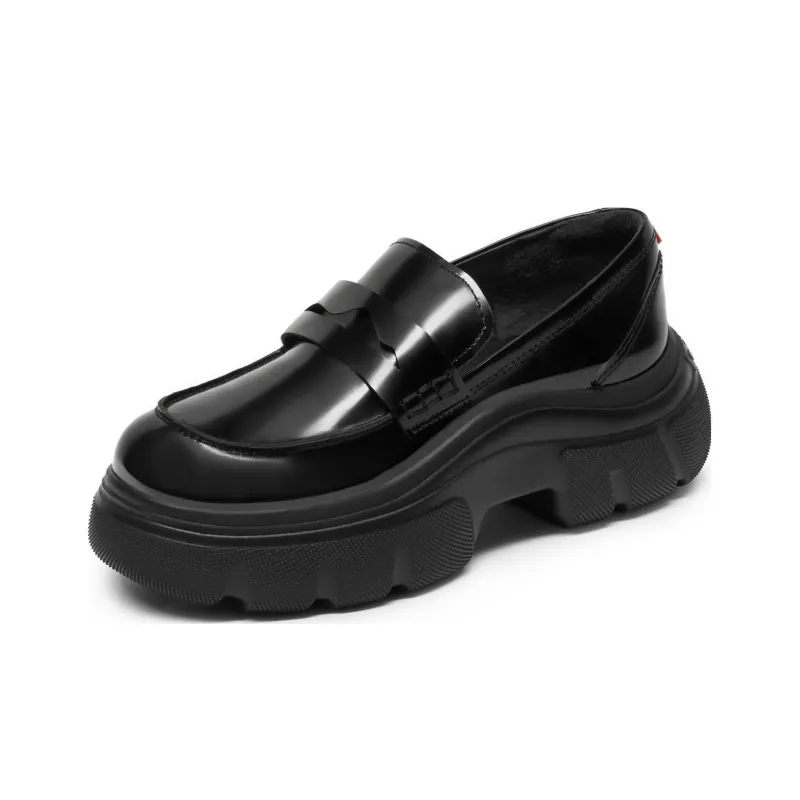 CHOUQINGNIAN x Staccato Spring Painting With Good Luck Shiny Loafers 5.5cm Women's-1