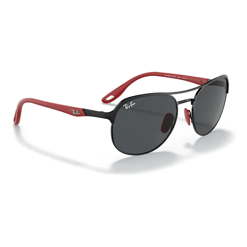 RayBan Irregular Shape Sunglasses Unisex Black-2