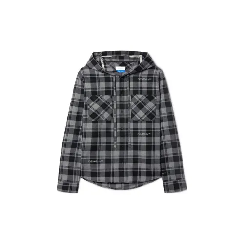 OFF-WHITE Checked Hooded Shirt