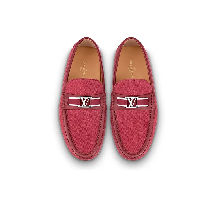 LOUIS VUITTON Hockenheim Beanie Shoes Men's Red-2