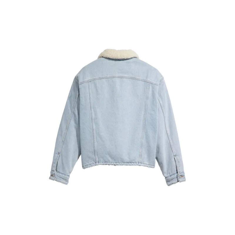 ERL X Levi's Sherpa Trucker Denim Jacket-1