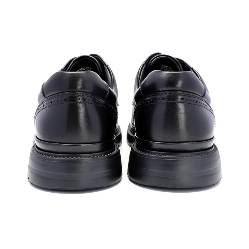 Satchi Business Leather Shoes Men's Black 4CM-4