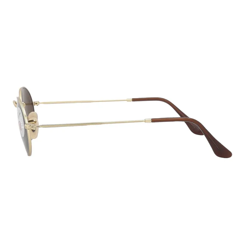 RayBan Oval Sunglasses Unisex Gold-2