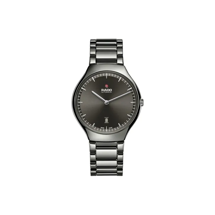 RADO Automatic Mechanical Movement Men's Watches Watch 40mm Gray Dial Ceramic Watch Case Ceramic Strap-0