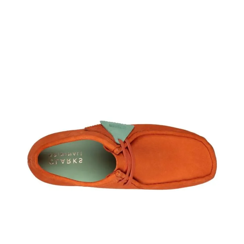Clarks Wallabee Casual Shoes Men's Orange-2