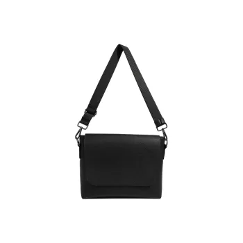 ALNI BITTON PU Crossbody Bag, Shoulder Bag Regular Men's Black