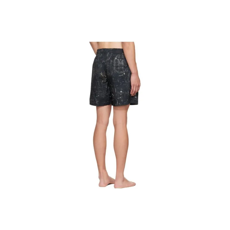 AMIRI Stencil Military Swim Trunks-1