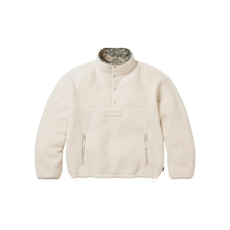 Supreme Polartec Shearling Reversible Pullover-31