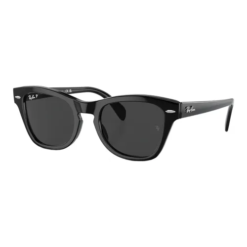 RayBan Plate Frame Square Sunglasses Unisex Brown