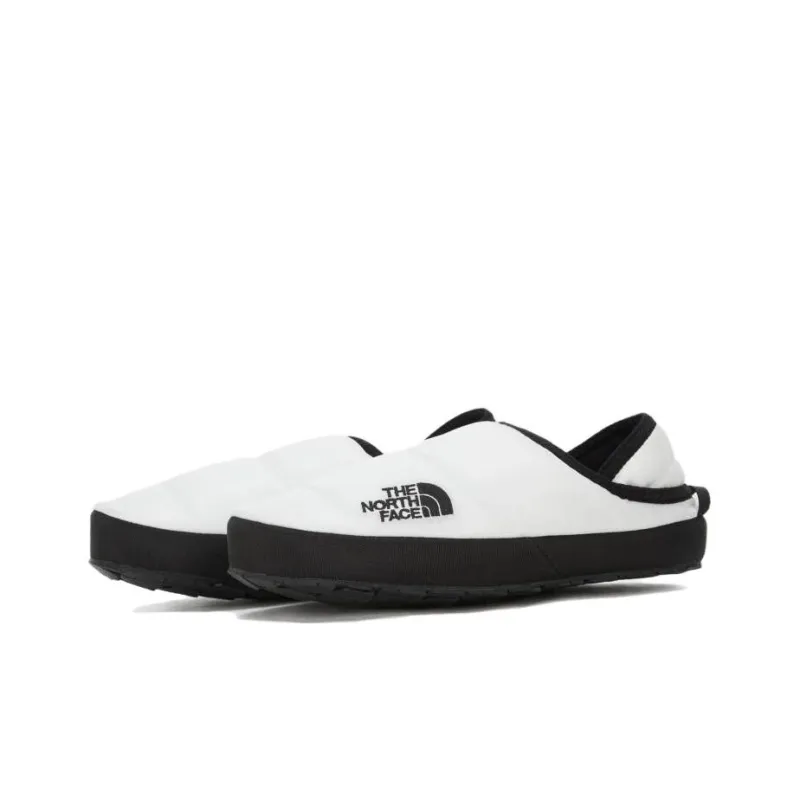 THE NORTH FACE Nuptse Cushioning, Wear Resistant Low Top Casual Shoes Unisex Black White-2