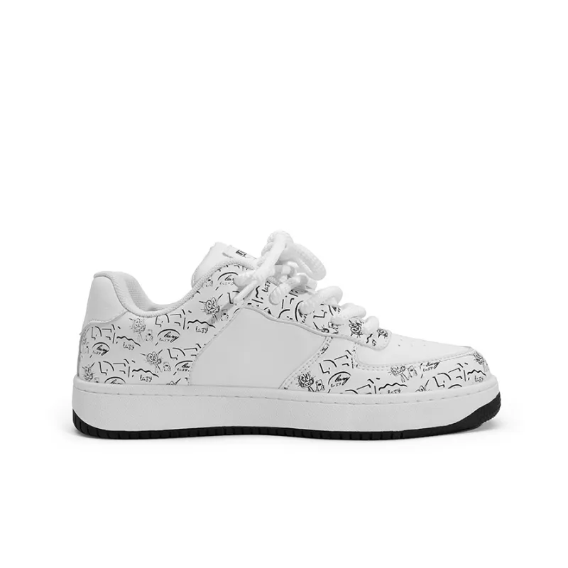 LAZY BONS Anti Slip Wear Resistant Low Top Skateboard Shoes Unisex-2