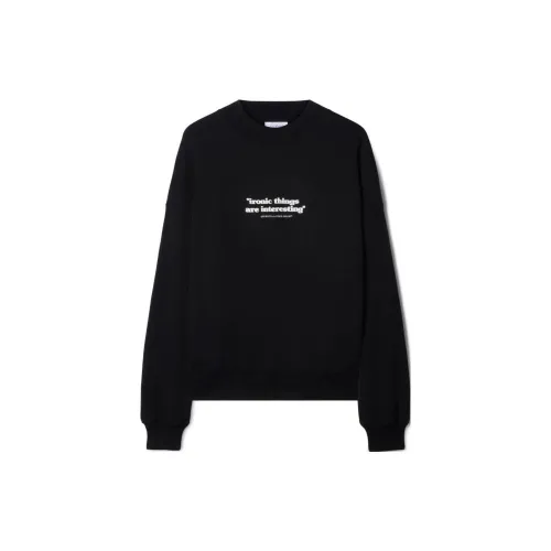 OFF-WHITE Ironic Quote-print Cotton Sweatshirt