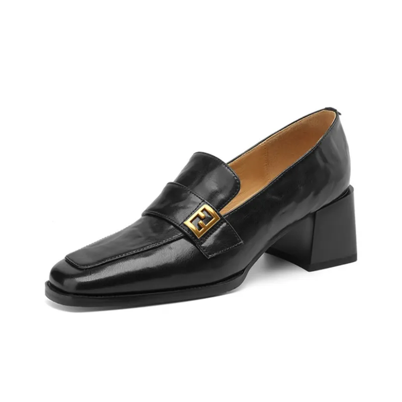 F·LOVES·f Loafers 5cm Women's Black-0
