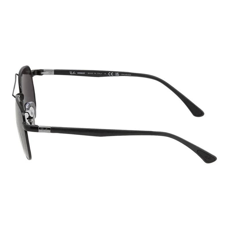 RayBan Irregular Shape Sunglasses Unisex Black-2
