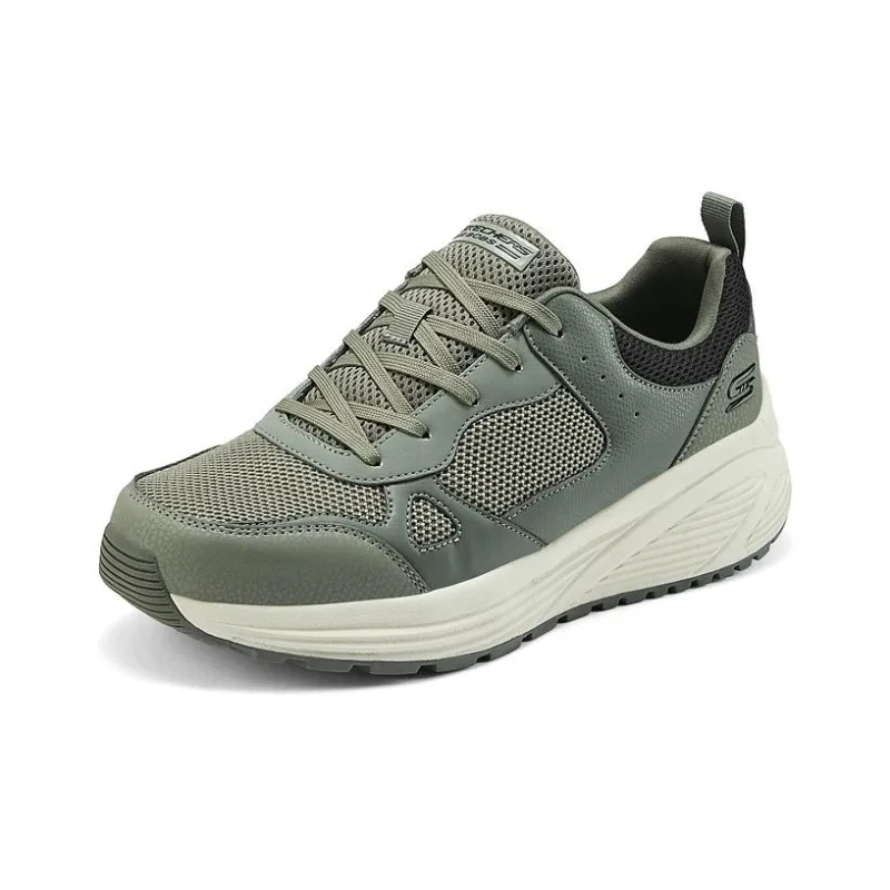 Skechers BOBS SPARROW 2.0 Durable Breathable Low Top Casual Shoes Men's Olive Green-1