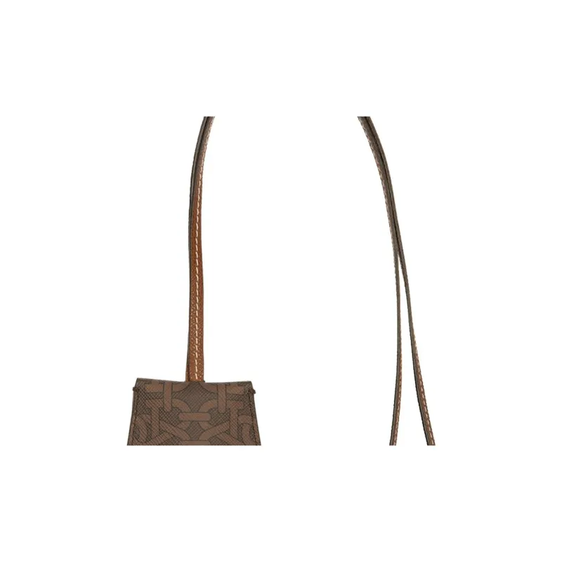BALLY Polyurethane Key Pouch Unisex Brown-2