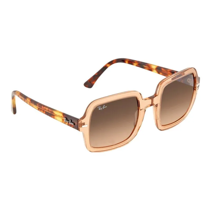 RayBan Acetate Square Sunglasses Women's Brown-0