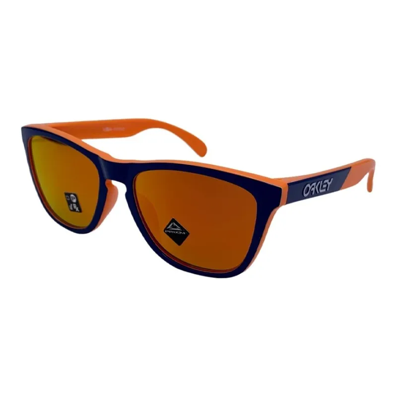 Oakley Plastic Oval Sunglasses Men's Orange-0