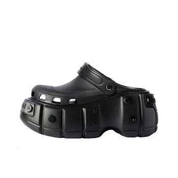 Crocs Stomp Clog Simone Rocha Black Women's - POIZON