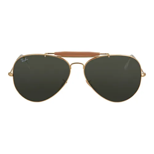 RayBan Metal Aviator Sunglasses Unisex Gold