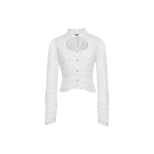 Le Fame Shirts Women's White