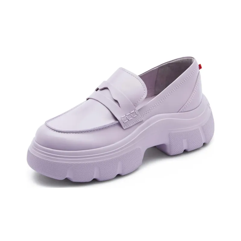 CHOUQINGNIAN x Staccato Spring Painting With Good Luck Shiny Loafers 5.5cm Women's-9