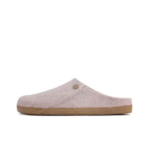 Birkenstock Zermatt Shearling Clog Wool Felt Light Rose