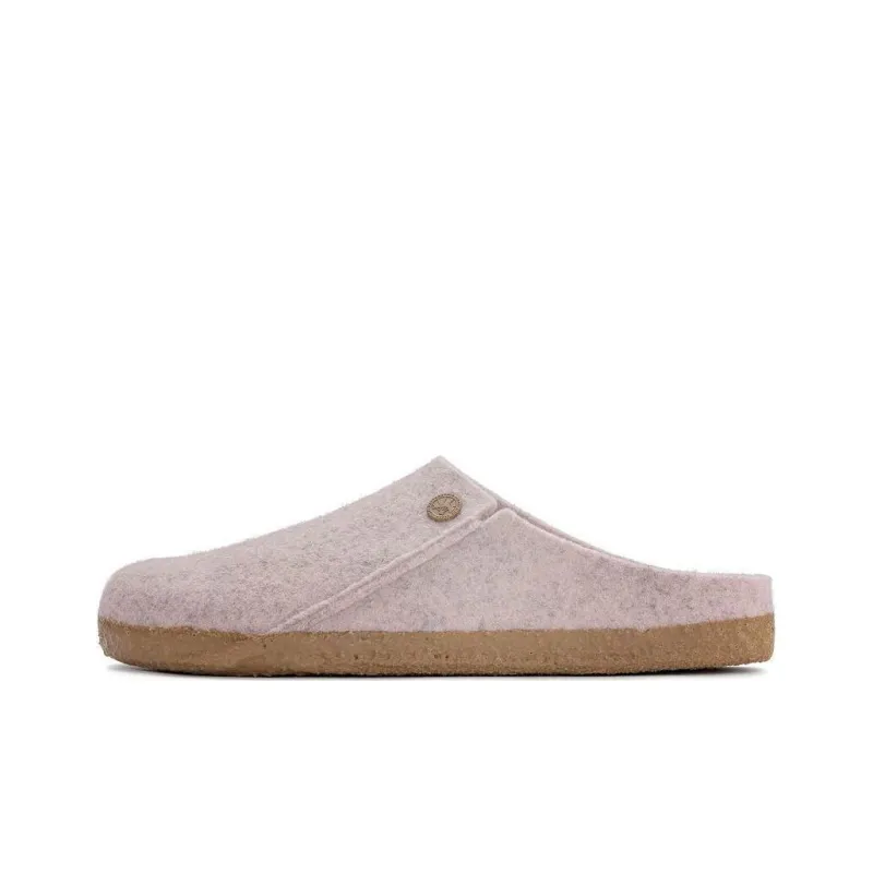 Birkenstock Zermatt Shearling Clog Wool Felt Light Rose-0