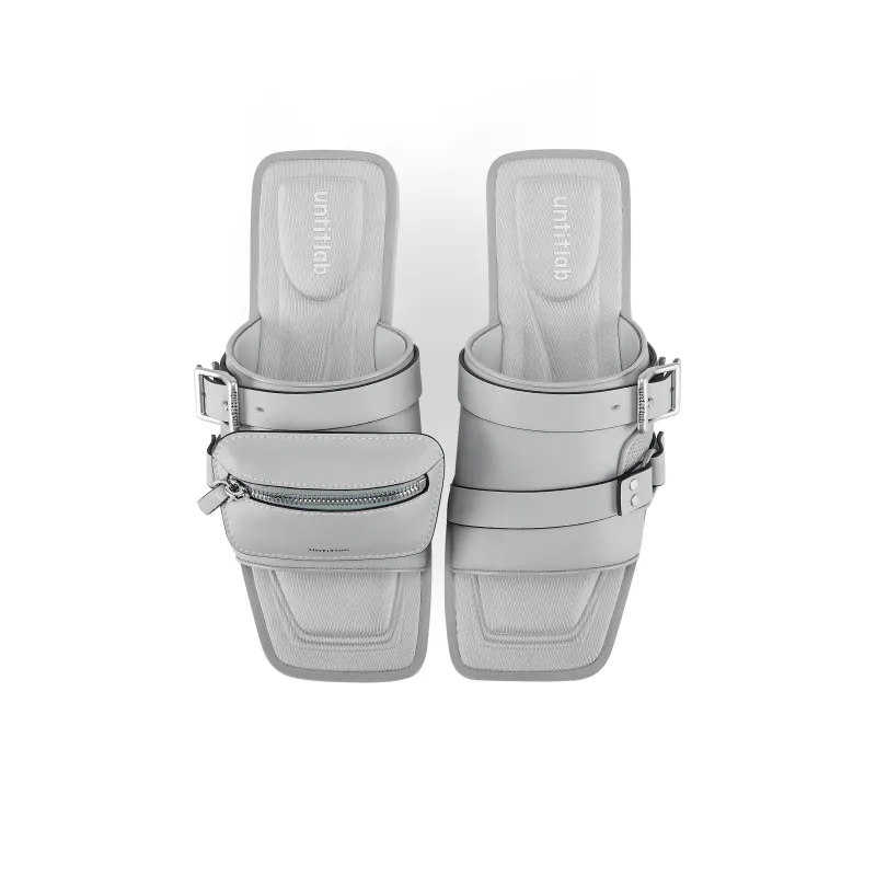 Untitlab Slide Slippers Unisex Gray-1