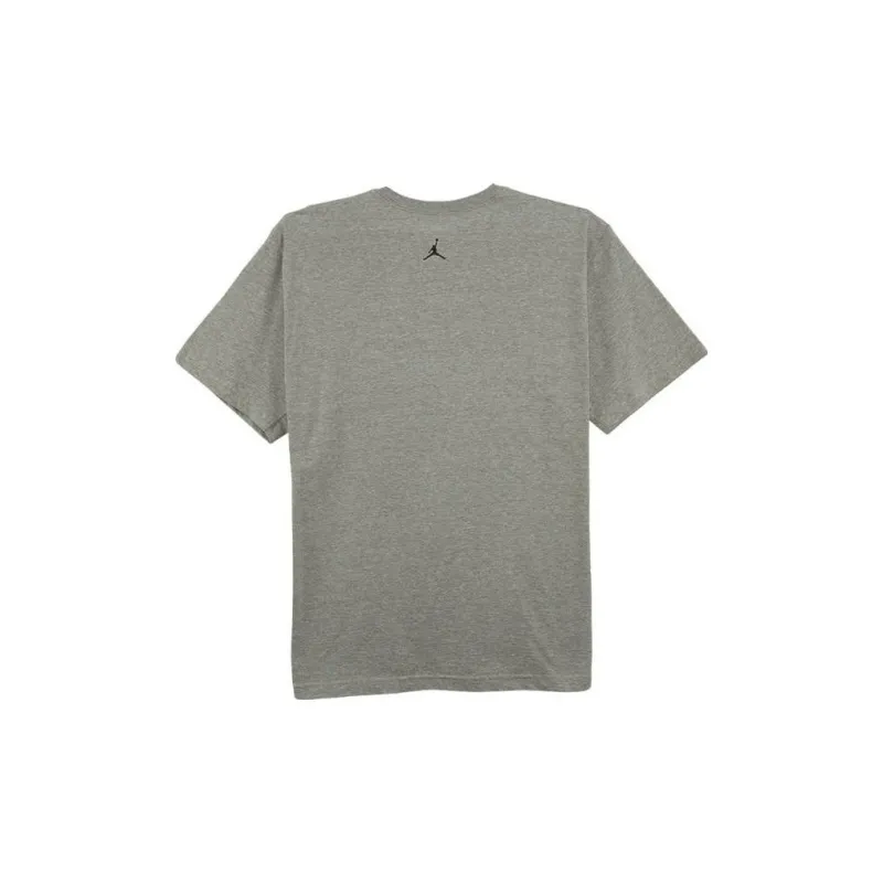Jordan T-Shirt Men's Gray Black-1