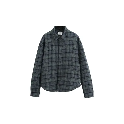 Unblank Jackets Men Blue/Green Plaid