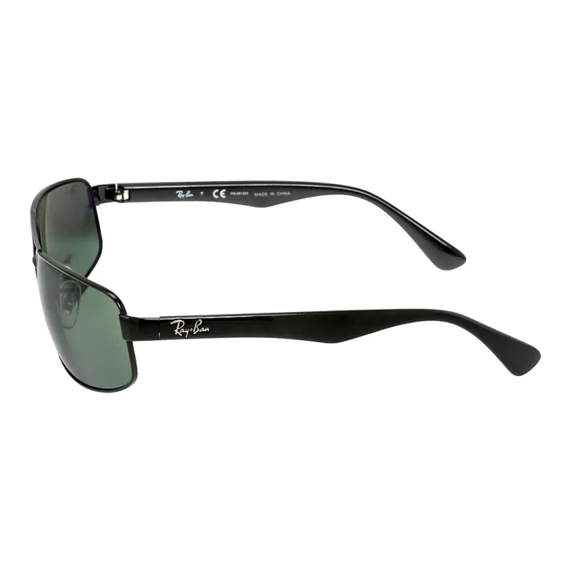 RayBan Metal Irregular Shape Sunglasses Men's Black-2