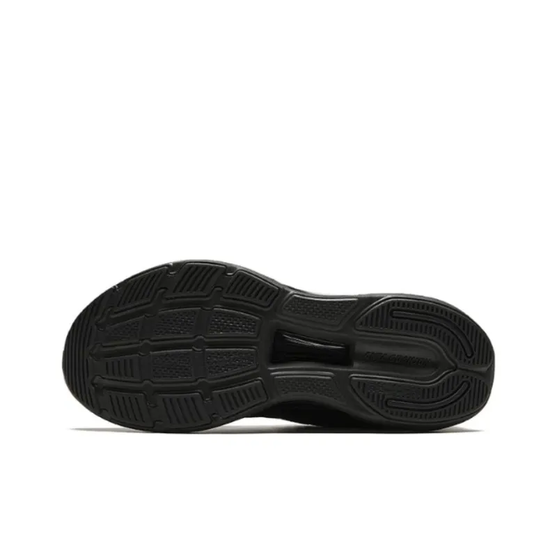 Anta Cushioning Wear Resistant Low Top Running Shoes Women's Black-4