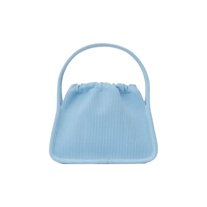 Alexander Wang Ryan Polyester One Shoulder Handbags Small Size Women's Teal-2