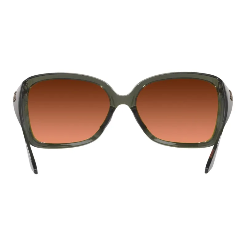 Oakley Plastic Irregular Shape Sunglasses Women's Gray-3